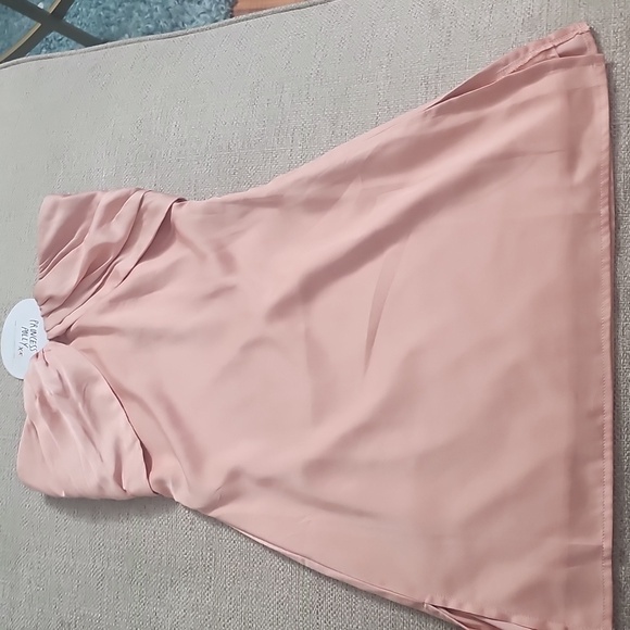 Princess Polly Strapless Satin Mini Cocktail Dress Dusty Pink nwt - Picture 5 of 12